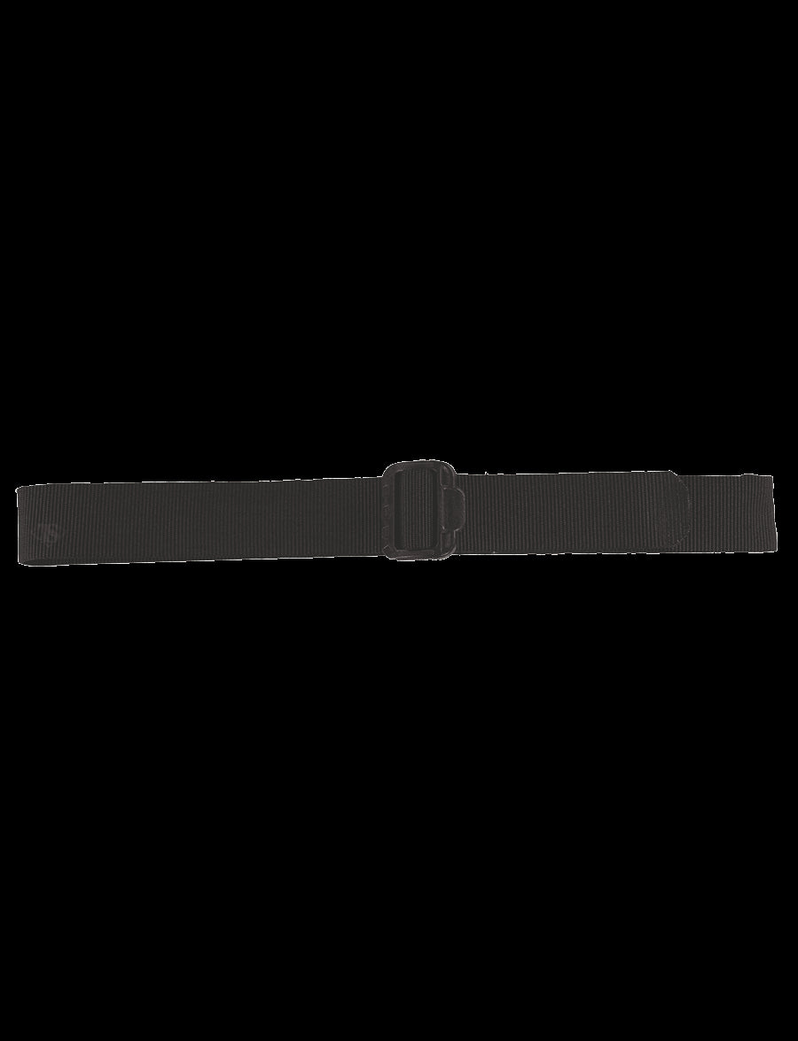 Security Friendly Belt, 1-Ply, Black, Mens, Nylon Belt, Plastic Buckle, 2Xl 44''-46''