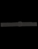 Security Friendly Belt, 1-Ply, Black, Mens, Nylon Belt, Plastic Buckle, 2Xl 44''-46''