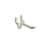 Azar 800072WHT 2Inch Plastic Hook, 50Pack