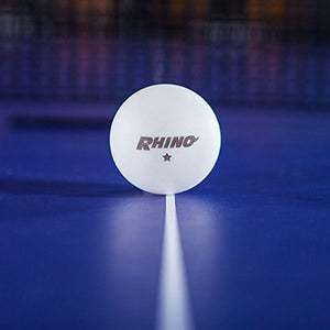 Champion Sports 1 Star Table Tennis Ball Pack - White Ping Pong Balls, Set of 144, with 40mm Seamless Design - Recreation Table