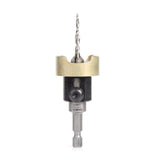 Amana Tool 55152 Carbide Tipped 82 Degree Countersink with Tapered Drill and Adjustable Depth Stop with NoThrust BB 3/8 D x 9/6