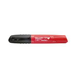 Milwaukee 48223130 INKZALL Black Chisel Tip Markers, Black