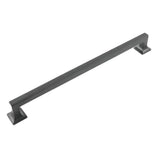 Hickory Hardware Studio Collection Pull 12 Inch Center to Center Matte Black Finish