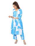 Libas Women'S Viscose Rayon Kurta Sets (99296_Blue_Xl)