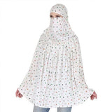 Vgp Retails WomenS 3In1 Cotton Long Scarf With Face Mask And Sun Cap, Full Coverage, Uv Protection, Multicolor (Pack Of 01)