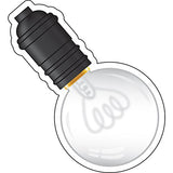 Carson Dellosa CD-120544-3 Schoolgirl Style Industrial Chic Light Bulb Cut Outs School Girl Style - Pack of 3