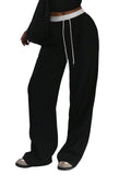 Dockstreet Womens Open Bottom ||White Belt Open||Open1711E||White Belt Open||Blackwomenjogr30