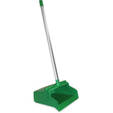 SPARTA Color Coded Upright Dustpan with 30 Inch Aluminum Handle, Serrated Edge and Locking Yoke, Standing Commercial Floor Dust 