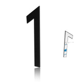 3 Inch Metal Black Modern House Numbers, Luiety's Adhesive Mailbox Number,House Numbers for Apartments Office (1)