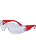 MAGID Y10681C Gemstone Myst Y10 Colored-Temple Safety Glasses, Standard, Red (48 Pair)
