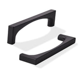 khtumeware 10 Pack Solid Handles 5-Inch(128mm) Matte Black Cabinet Pulls,Heavy Duty for Kitchen Cabinets, Cupboards, Drawers and