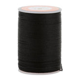 ATORSE 3xLeather Craft Handwork Sewing Round Waxed String Thread 0.55mm Black