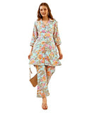 SHIENZY Collared kurta pant set || co ord set || pocket kurta pant set for women