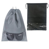 Mix Coloure Travel Shoes Bag Cover With Transparent Window