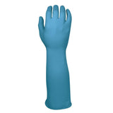 SHOWA 887 Nitrile, Powder-Free, Disposable Single Use Elbow Length Safety Gloves, 15.7 Length, 6-mil, Large (1 Box/50 Gloves)