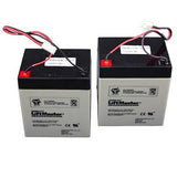 LiftMaster 041B0591 Battery Replacement kit - ONLY 475LM BBU Systtem- Complete kit Includes: (2) 12V, 4.5AH Batteries - NOT A Re