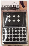 Evriholder Frslos0672 Dark Brown Furniture Floor Protector Sliders 113 Piece Set