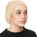 Paropkar WomenS Hijab Undercap Scarf For Muslim Women Solid Color Unisex Stretch Dreadlocks Tube, Neck Gaiter & Neck Warmer B