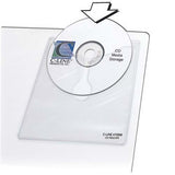 CLine SelfAdhesive CD/DVD Poly Holders
