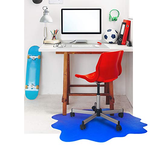 ,,Floortex Sploshmat Blue Multi-Purpose Protective Floor Mat 40,,,, X 40,,,, For Hard Floors,,, Caribbean Blue