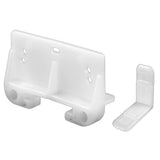 Prime-Line R 7128 1/8 In. x 1-5/16 In., White Drawer Guide Kit (1 Kit)