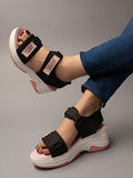 Shoetopia Girls Jojo Pink Sandal - 8 Uk (Girls-Jojo-Pink),Pink,8,B0CQK4RCXM