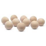 1-3/4 Inch Small Wood Balls, Pack of 10 Wooden Balls for Crafts and DIY Project, Hardwood Birch Wood Balls, by Woodpeckers