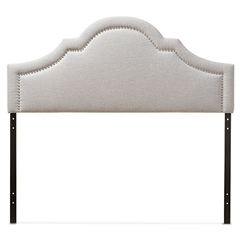 Baxton Studio Jardan Headboard, Full, Greyish Beige