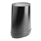 M&G DuraVent 8870 8 inch DVL DoubleWall Oval to Round Adapter Matte Black, 88 (CECOMINOD091467)