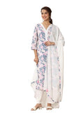 Libas Women'S Pure Cotton Kurta Sets (99311_White_L)