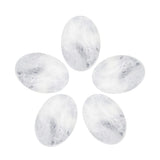Nupuyai Pack of 5 Oval Rock Quartz Cabochons for Jewelry Making, Stone Cabochons Flatback DIY Art Project Jewelry Making Supplie