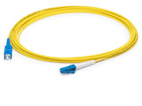 Addon 2M Sc To Lc Yellow Os2 Simplex Ofnr (RiserRated) Smf Fiber Patch Cable