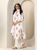 Libas Women'S Pure Cotton Kurta Sets (99313_White_M)