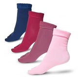 Bragos Premium Woolen Winter Socks For Women & Girls With Velvet Fur Inside | Thermal Warm Fur Socks | Thumb Toe Design Winter S