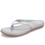 Ortho Joy Fancy Doctor Slippers || Comfortable Flat Sandals For Women Stylish,Grey,6,B0B6BR2RFZ