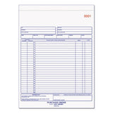 Purchase Order Book, 8 1/2 x 11, Letter, ThreePart Carbonless, 50 Sets/Book