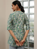 Libas Women'S Silk Blend Printed Straight Kurtis (58160O_Green Green L