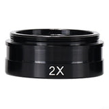 Auxiliary Stereo Microscope Objective Lens, 0.3X/0.5X/0.7X/2.0X Magnification Options, 42mm Mounting Thread(2X)