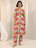 Libas Women'S Cotton Blend Kurta Sets (99225_Multi_L)