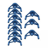 Ujeavette 2X10Pcs Adjustable Plant Stem Training Clips For Bonsai Outdoor Plants Flowers Blue