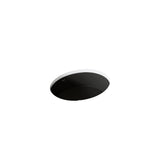 Kohler K-2881-7 1-Bowl Undermount Bath Sink Black Black