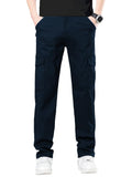 Toplot Men'S Cotton Cargo Pants || Cargo For Men || Straight-Leg Cargo For Men || Men Cargo Pant (Men-Cargo-5212-Navy-30),Navy,30,B0DPH9ZGH1
