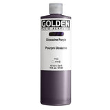 Fluid Acrylics by GOLDEN, Dioxazine Purple, 16 fl. oz. Bottle, Professional Acrylic Paint, Transparent