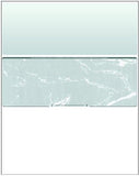 Business Voucher Check Stock - 1000 Sheets, Check in Middle, Green Marble
