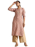 Libas Women'S Silk Regular Kurta (29219_Pink