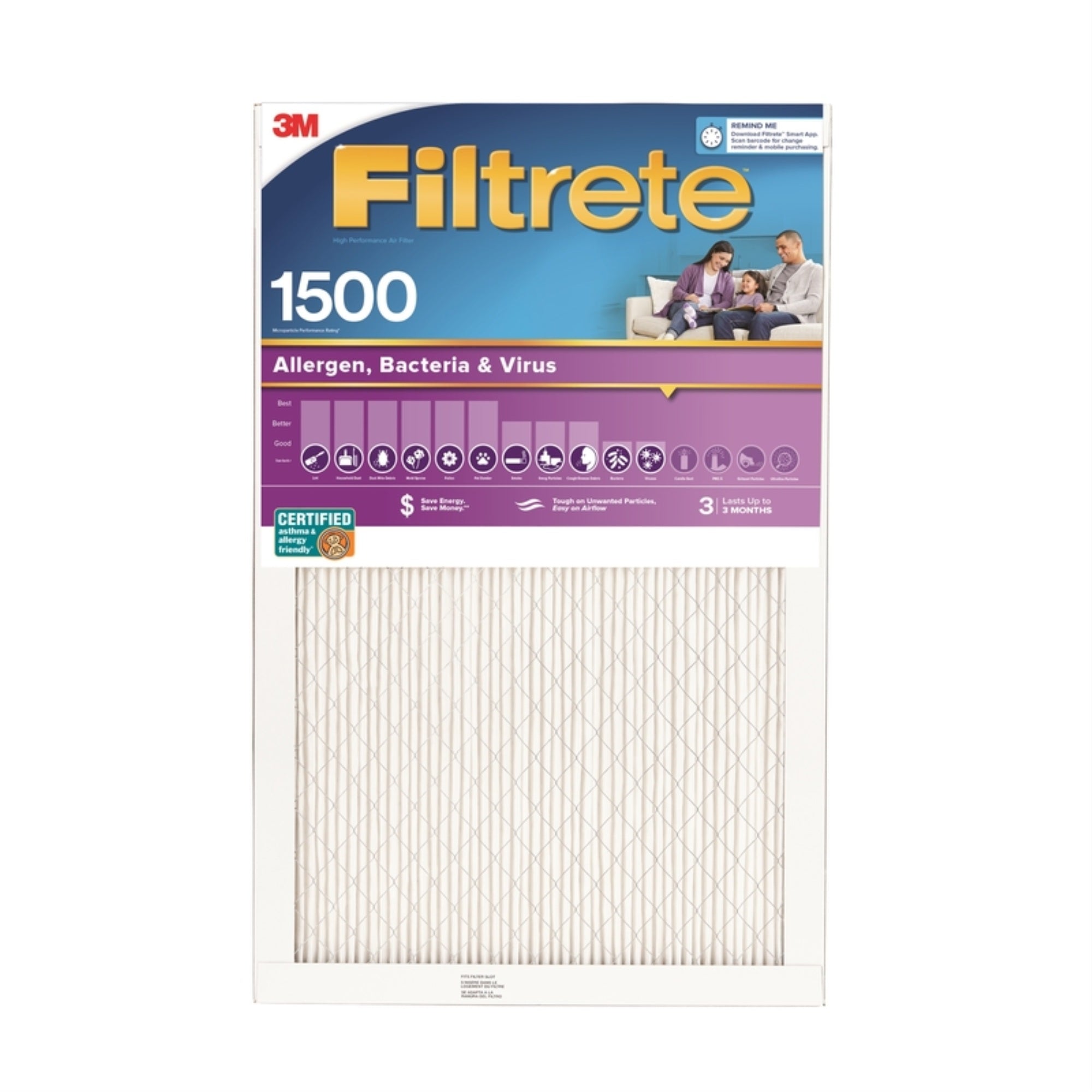Allergen Filter 20X30X1 (Pack Of 4)