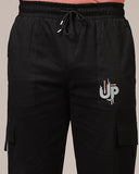 Toplot Cotton Multi-Pocket Cargo Pant For Men (Men-Up-Cargo-5178-Black-40),Black,40,B0D2NXSG7W