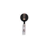Advantus Clip On Badge Reel, Black, 25/Pack (75666)