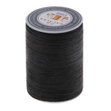 ATORSE 4x0.8mm Flat Waxed Polyester Thread for Sewing DIY Jewelry Making Black