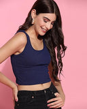 Toplot Women'S Combo Solid Ribbed Scoop Neck Sleeveless Slim Fit Tank Top Pack Of 2 (Combo-5069-Mrn-Nvy-Xs),Maroon-Navy,,B0CG5G2V51
